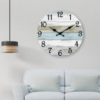 Battery Operated Blue Wall Clock — 18" - View 6