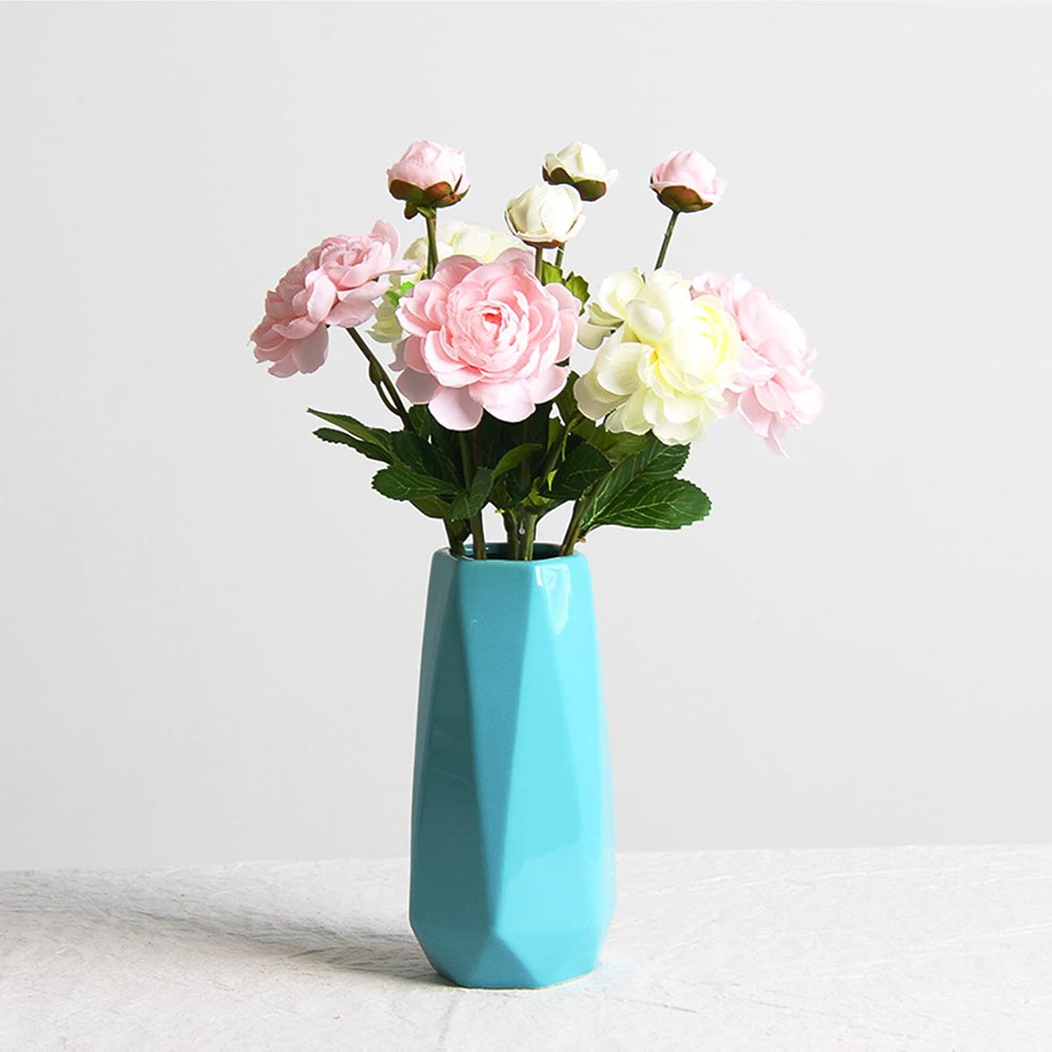 Modern Blue Flower Vase — 4" — Blue