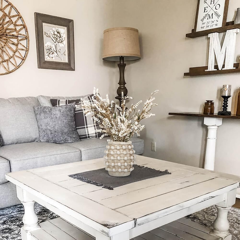 Boho Beige Vase - View 6