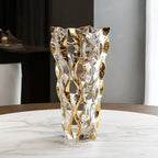 Luxe Gold Flower Vase — 11" - View 3