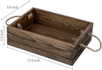 Farmhouse Brown Storage Basket — 13" - View 5