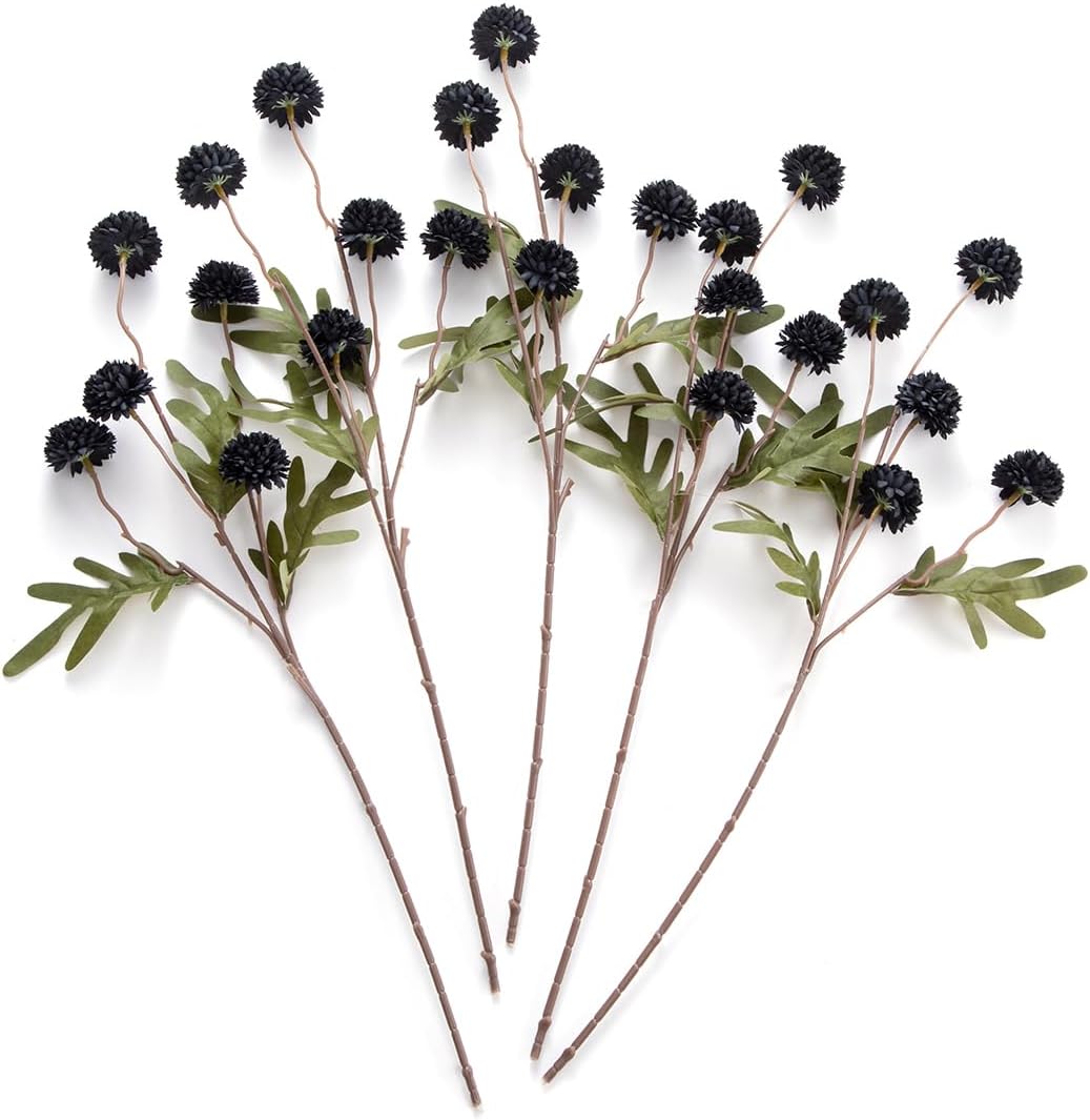 Beige Artificial Plant — Black
