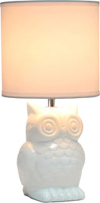Modern White Desk Lamp — 12.8" - View 2