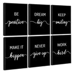 Framed White Wall Decor — 8"