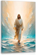 Framed Metal Wall Decor — 16" — JesusWalking