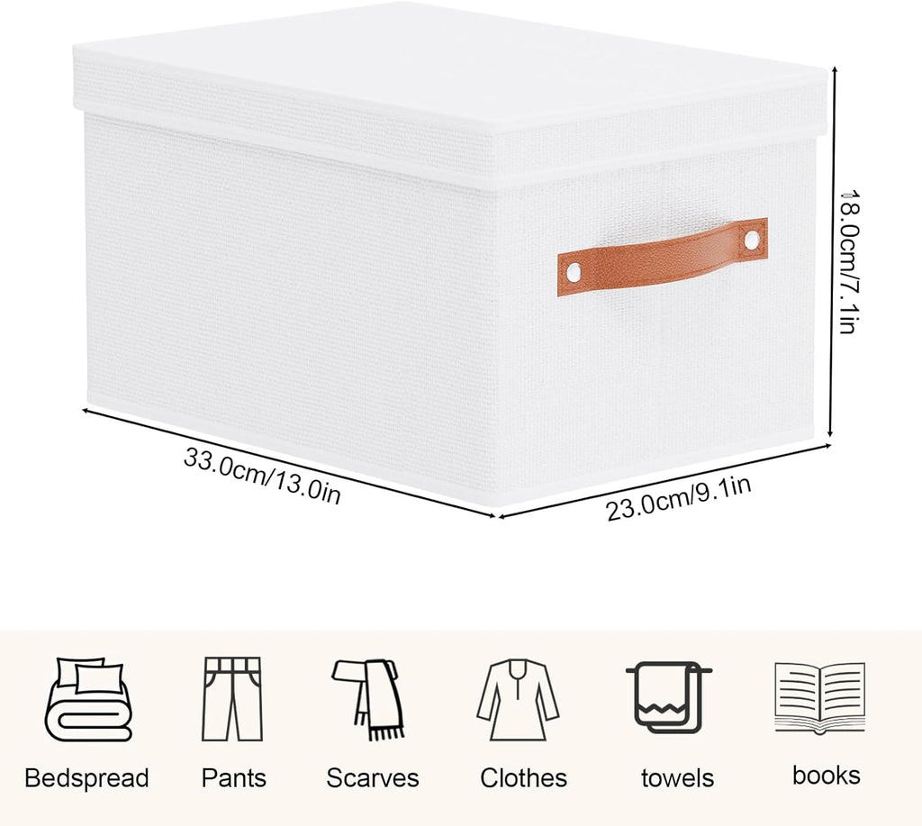 Beige Storage Bin — 13" - View 4