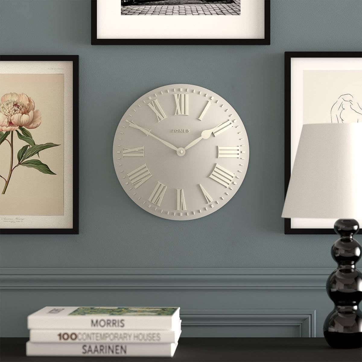 Modern Blue Wall Clock — 12" - View 2
