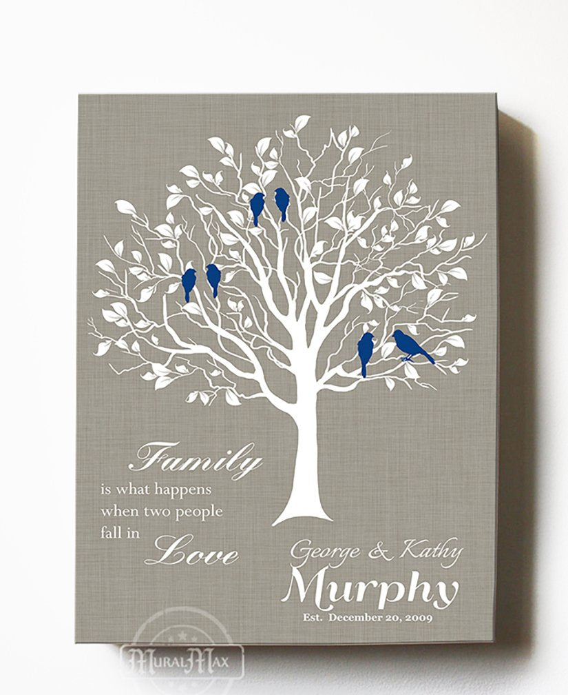 Personalized Beige Wall Decor — 14"