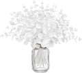 Fabric Artificial Plant — white