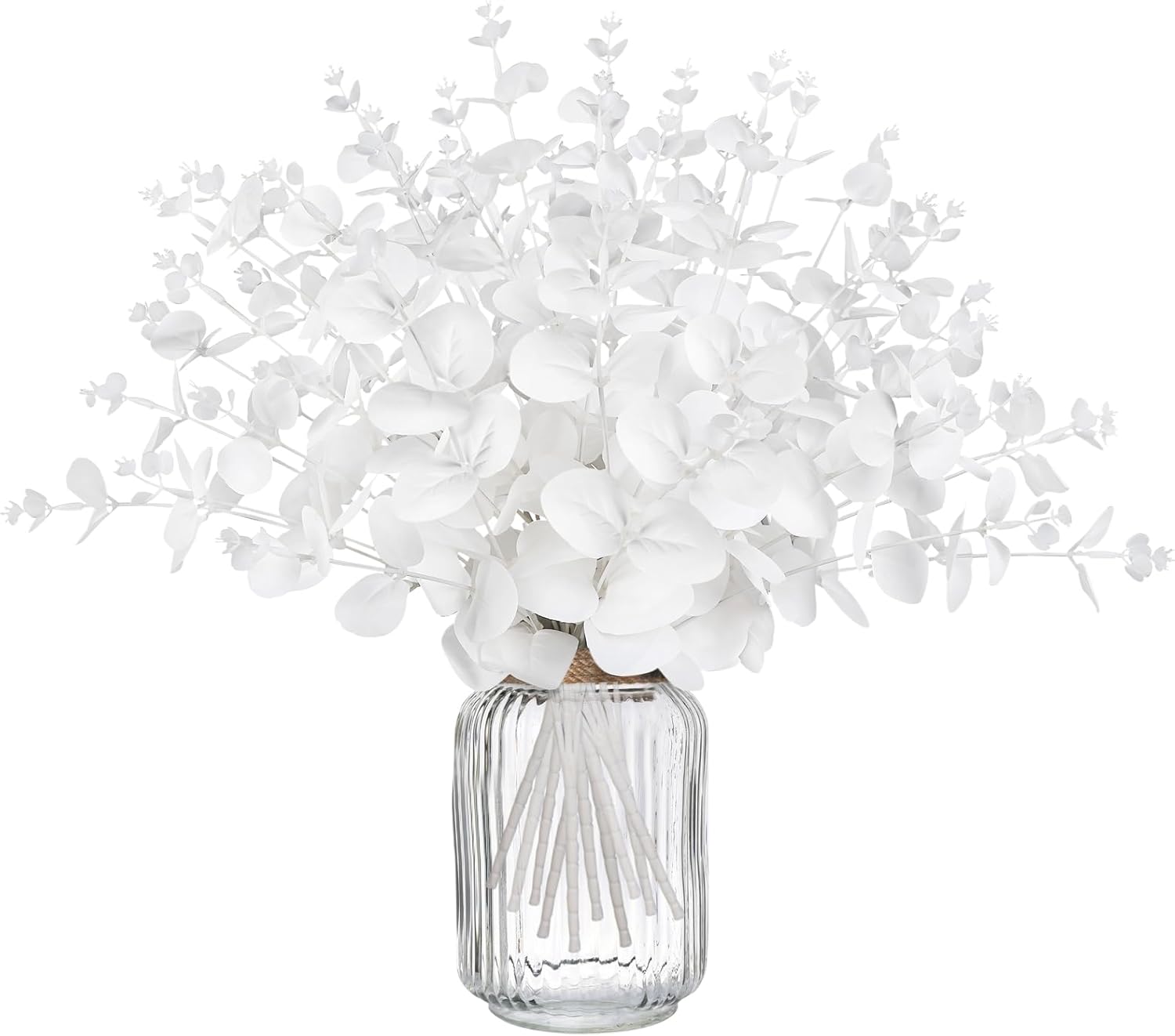 Fabric Artificial Plant — white