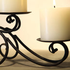 Antique Wax Pillar Candle - View 6