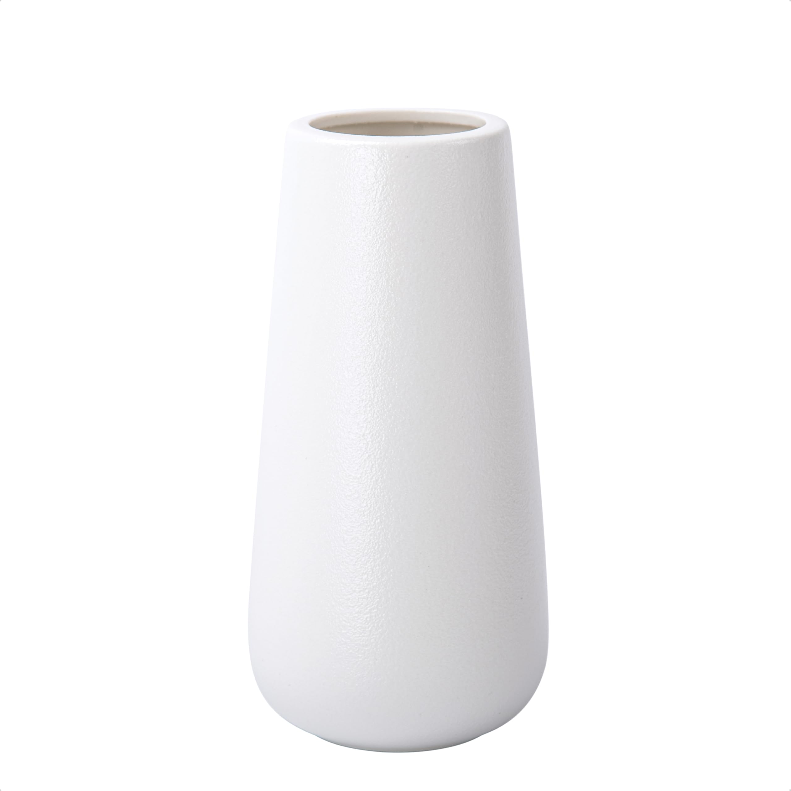 Modern Beige Flower Vase — 8"