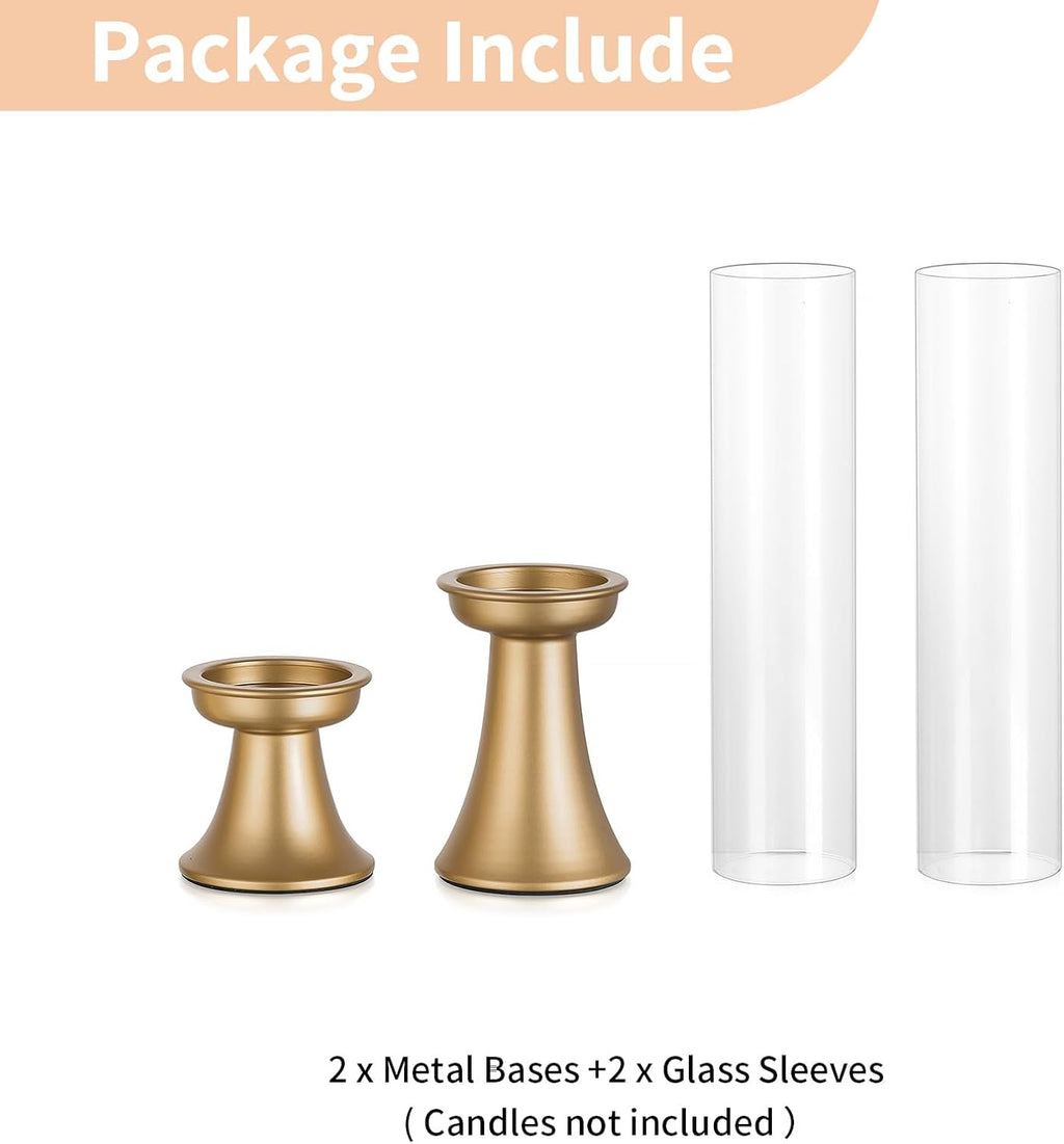 Luxe Metal Candle — Set of 2 - View 7