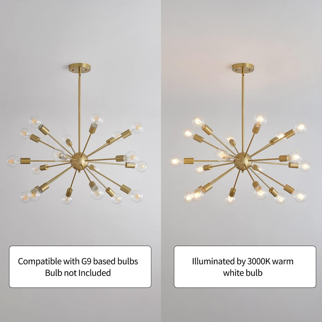 Luxe Black Chandelier - View 6