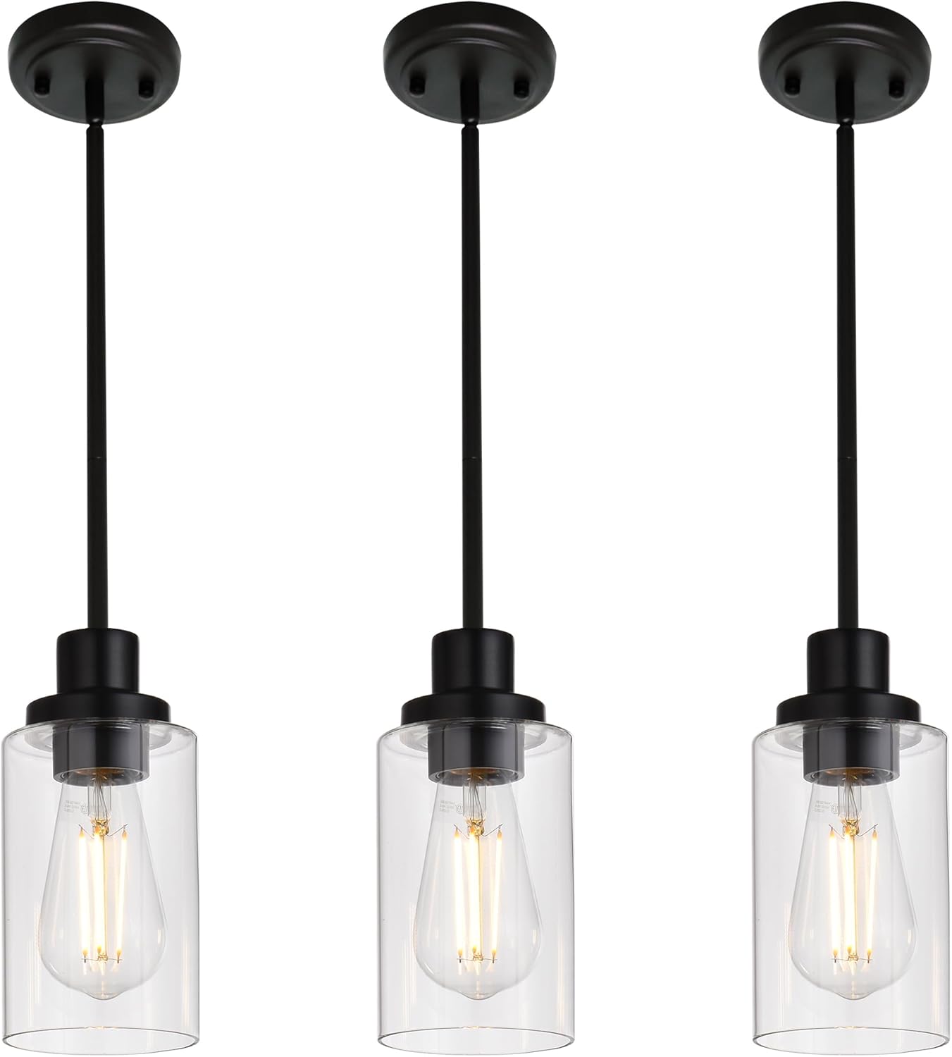 Black Chandelier — 5-Light — Black