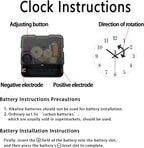 Battery Operated Black Wall Clock — 12" - View 5