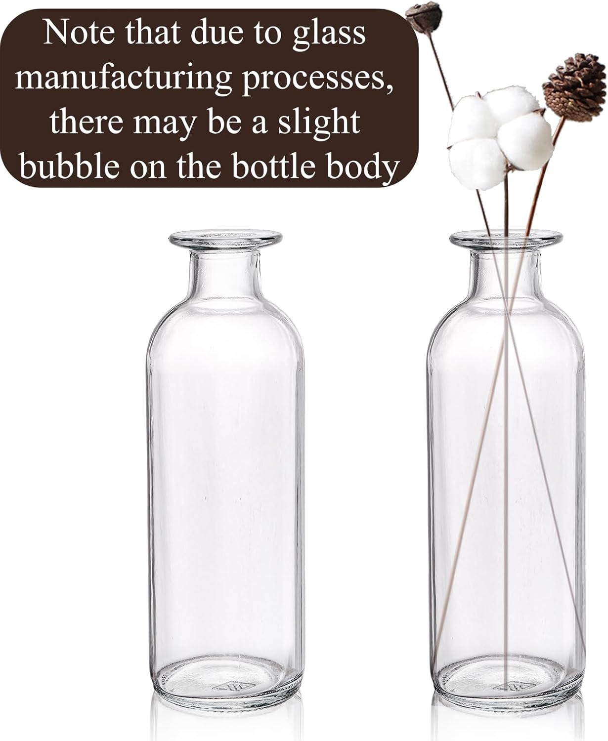 Glass Flower Vase — Set of 12 - View 5