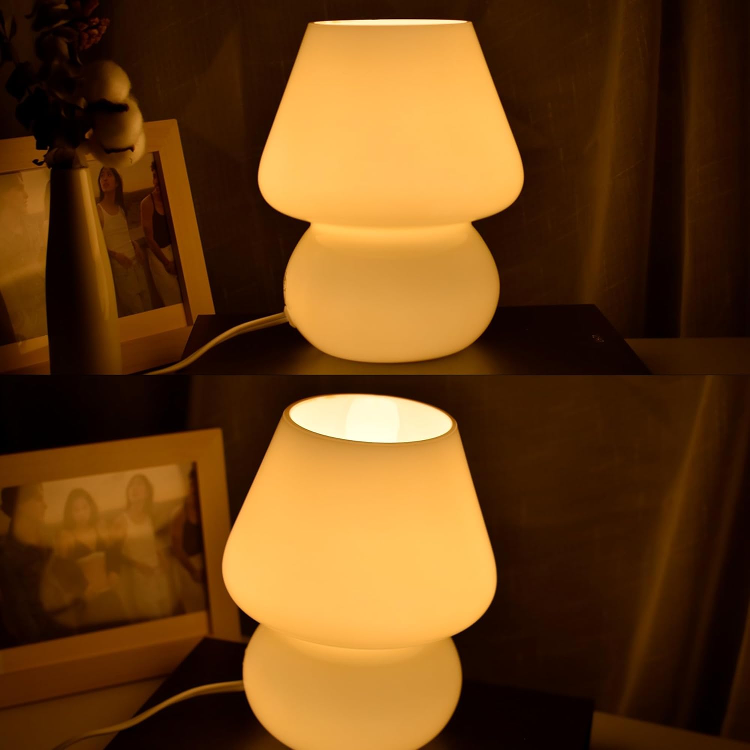 Vintage Blue Table Lamp - View 2