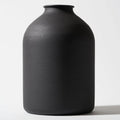 Modern Black Vase — Black