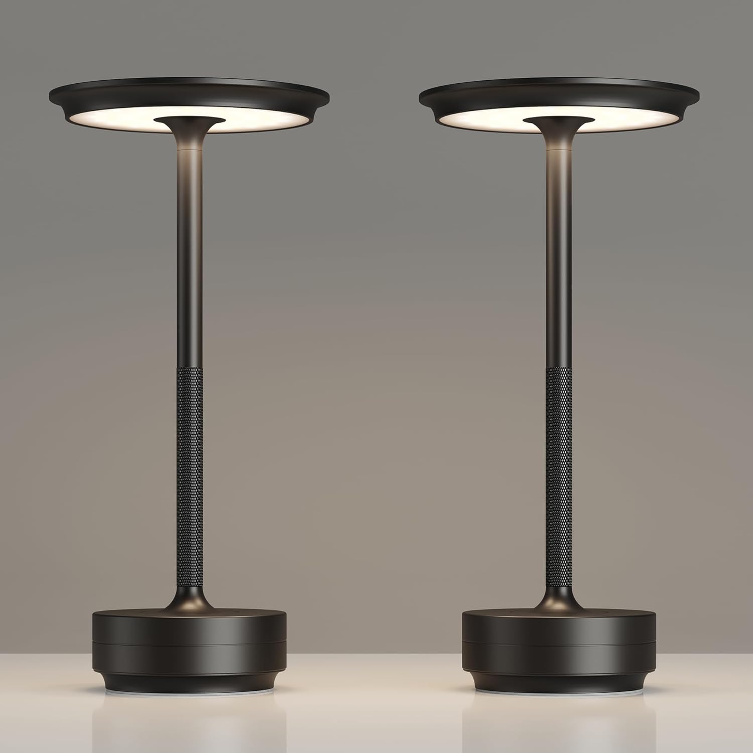 Cordless Black Table Lamp — Black-2
