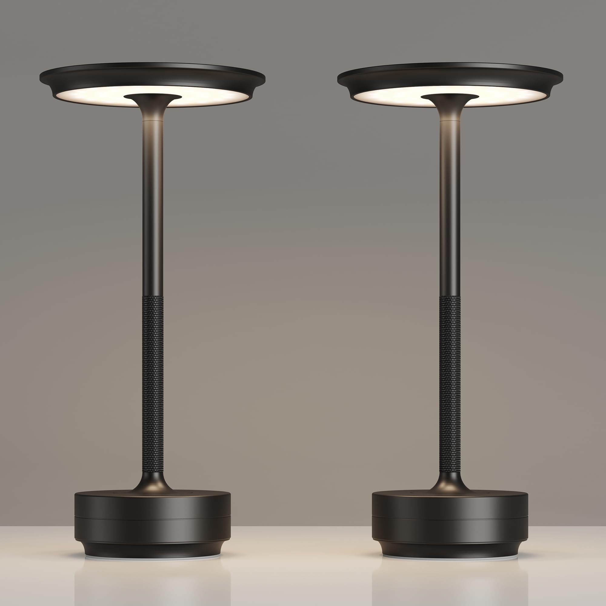 Cordless Black Table Lamp