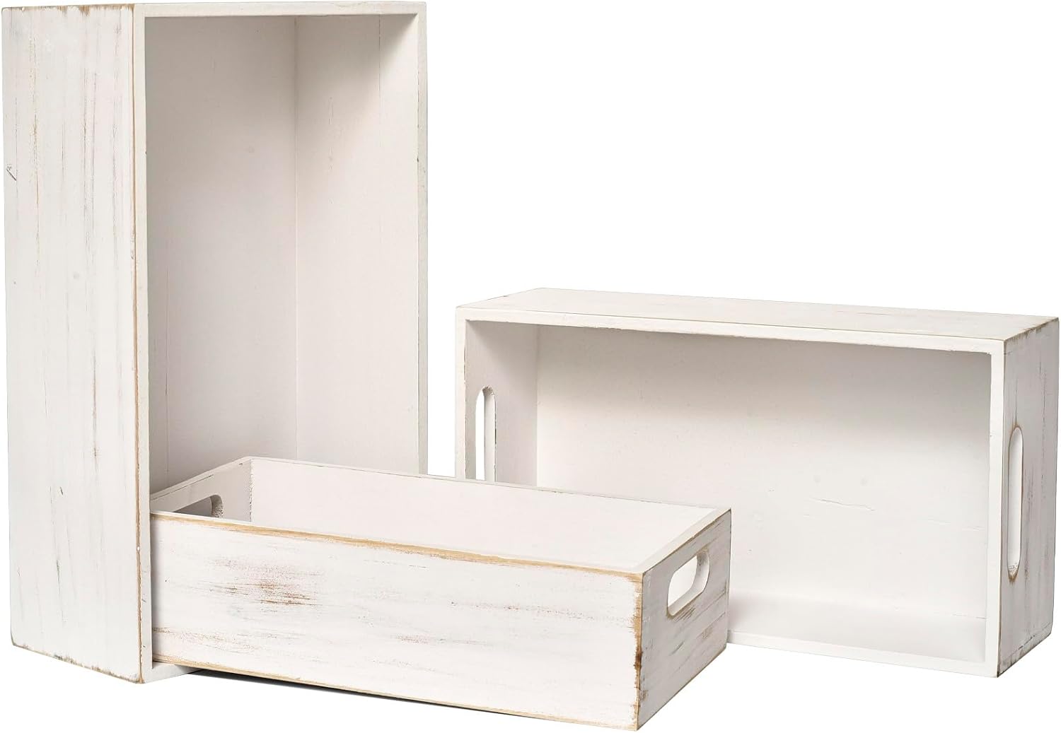 Farmhouse Beige Storage Basket — Set of 3 - View 4
