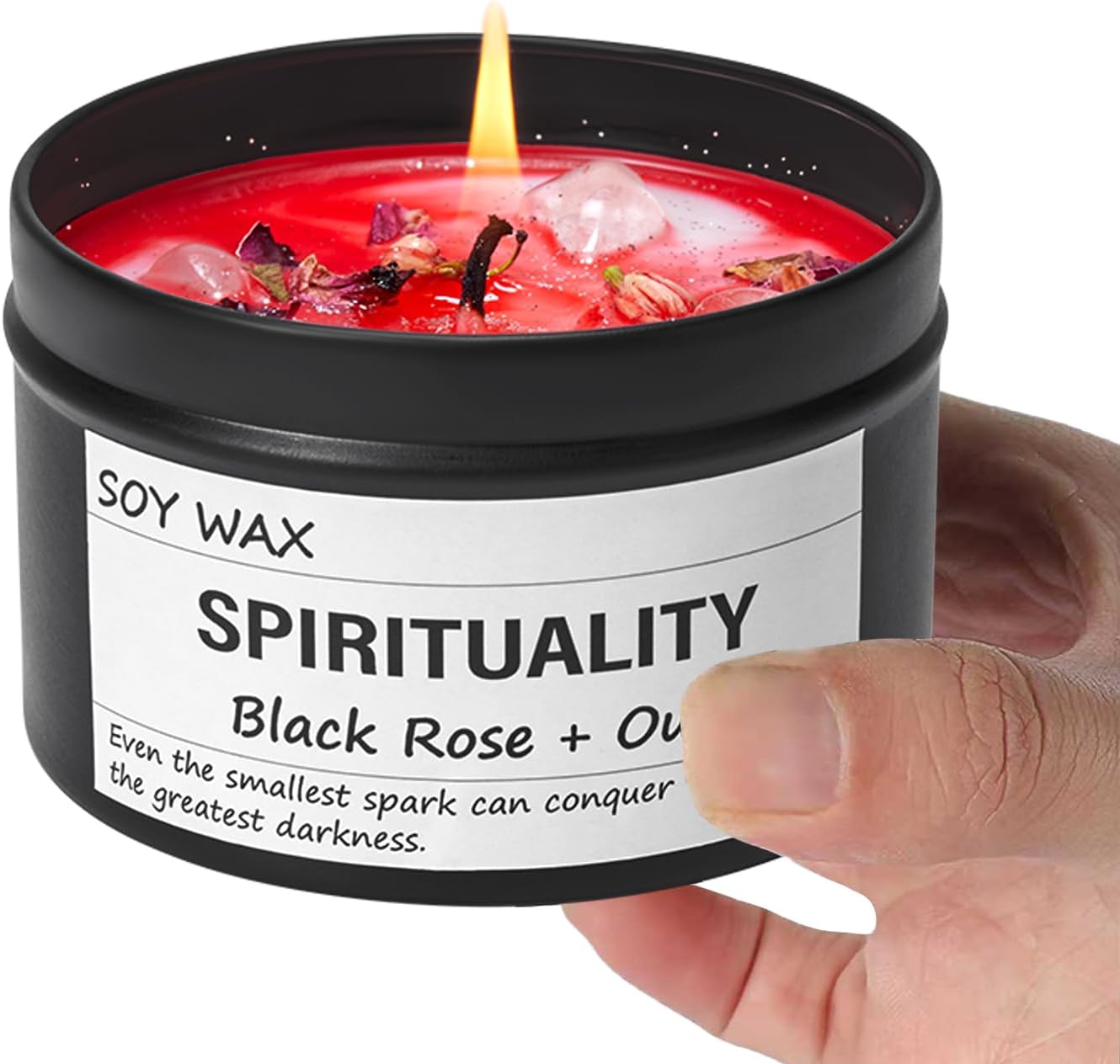 Soy Wax Luxe Beige Scented Candle — Spirituality