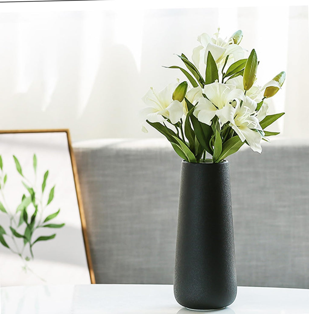 Farmhouse Black Decorative Vase — 11" - View 5