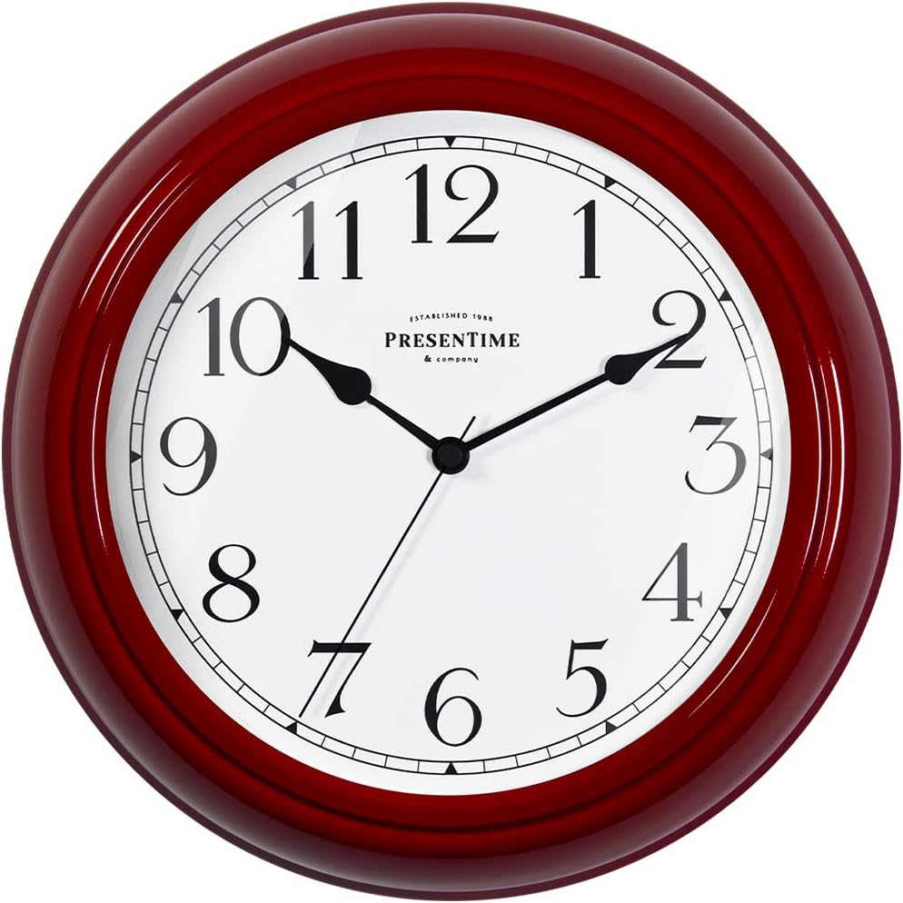 Modern Beige Wall Clock — 10" - View 2