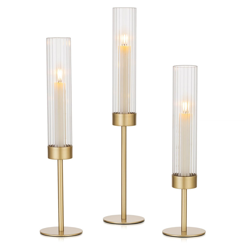 Luxe Black Candle — Set of 3