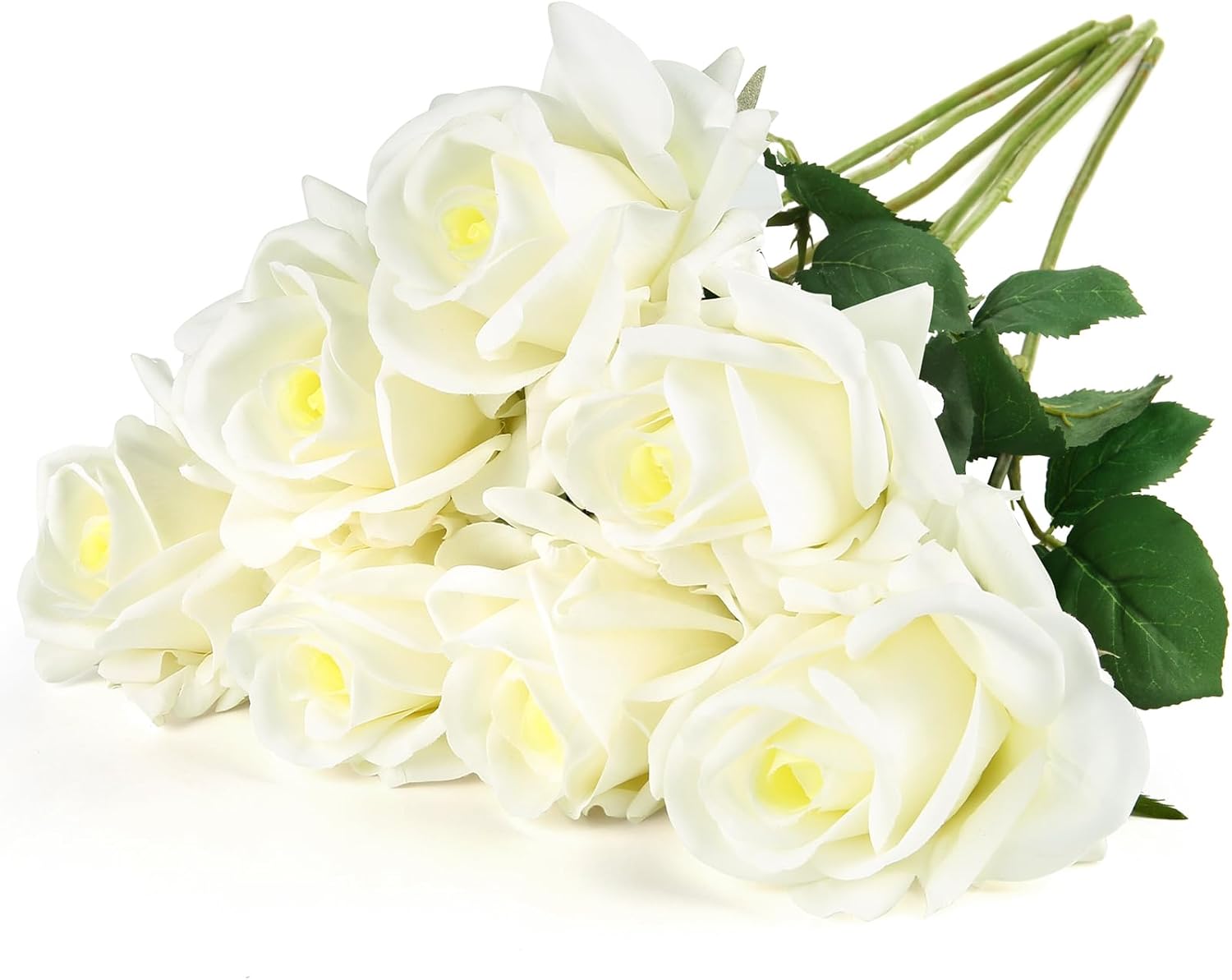 Blue Artificial Plant — 17.71" — White-45cm