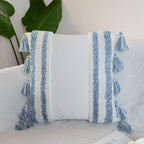 Tufted Boho Metal Throw Pillow Cover — 20" - View 5