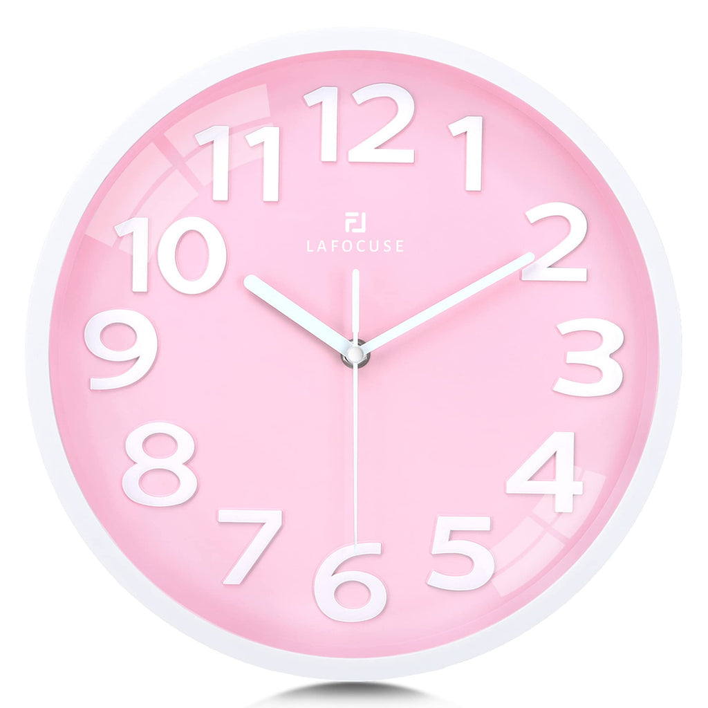 Battery Operated Blue Wall Clock — 12"