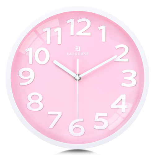 Battery Operated Blue Wall Clock — 12"