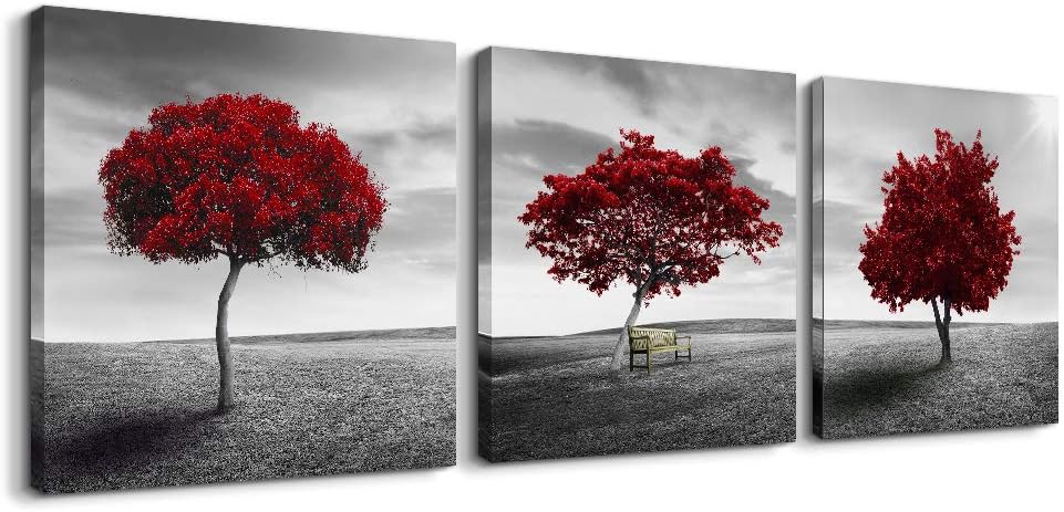 Framed Modern Beige Wall Art — 12" — 16x16inches*3pcs