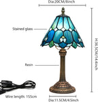 Blue Table Lamp — 8" - View 2