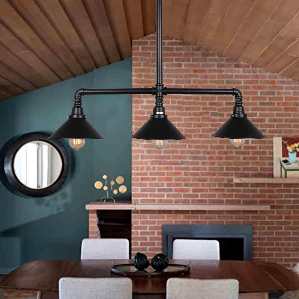 Farmhouse Metal Pendant Light - View 2