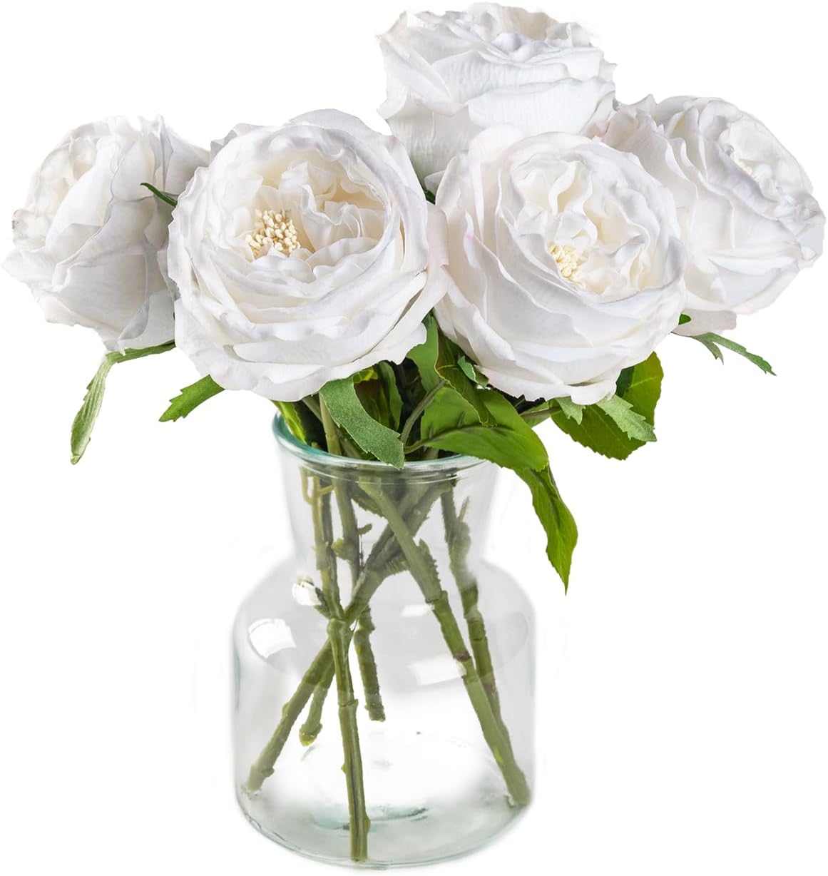 Blue Artificial Flowers — White