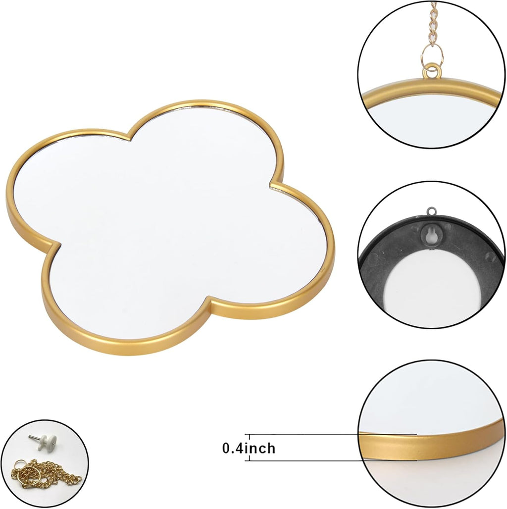 Luxe Black Wall Mirror — Set of 3 - View 7