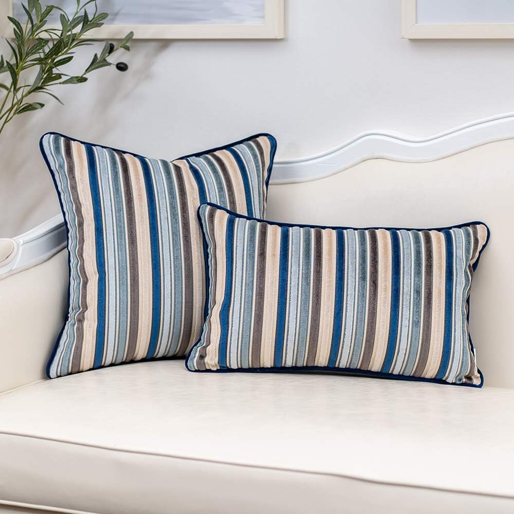 Velvet Boho Beige Throw Pillow Cover — 20" - View 4
