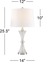 USB Charging Modern Black Table Lamp — 25.5" - View 4