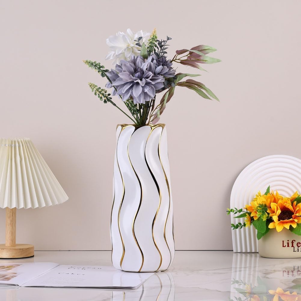 Boho Black Flower Vase — 9.5" - View 6