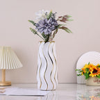 Boho Black Flower Vase — 9.5" - View 6