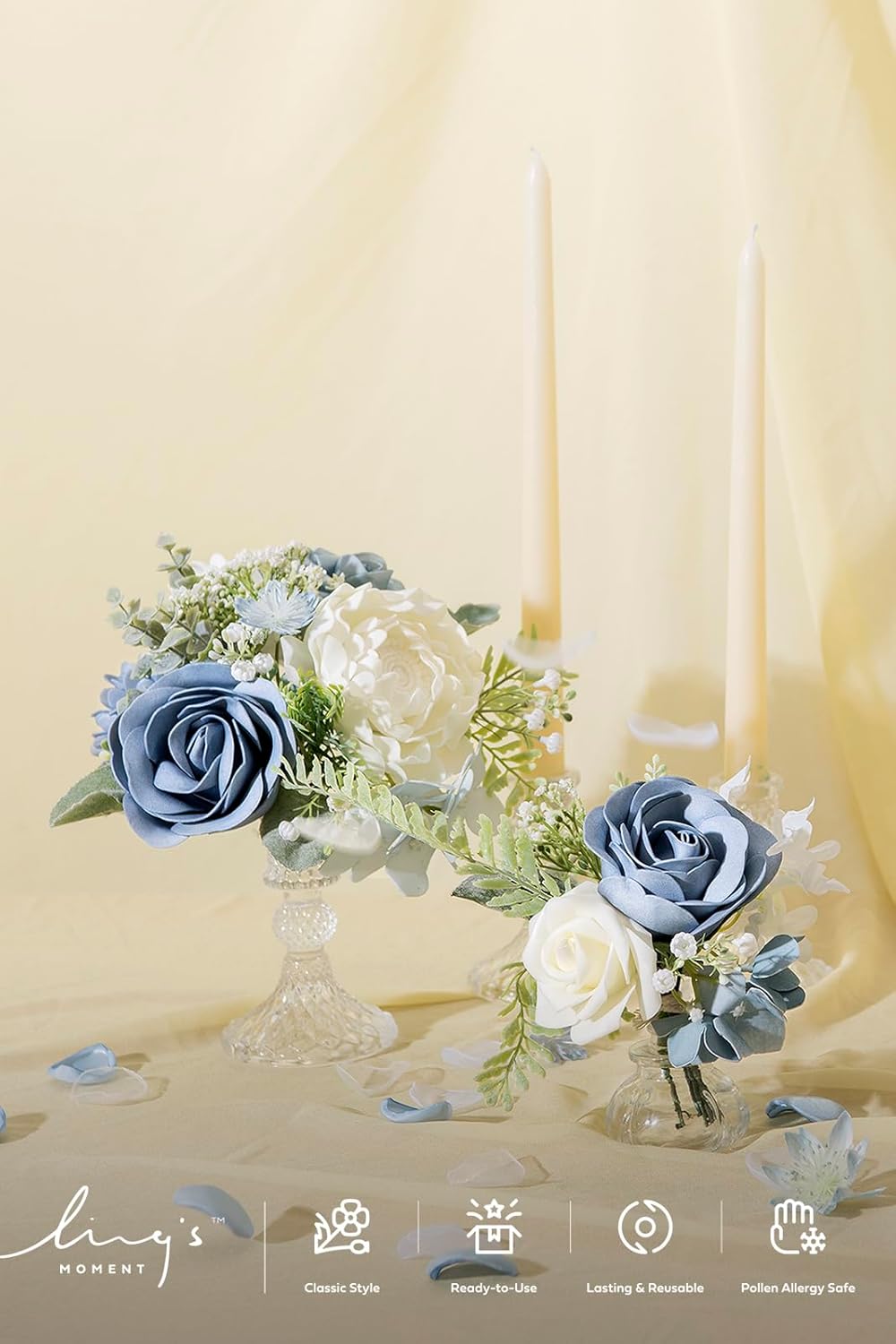 Beige Artificial Flowers - View 3