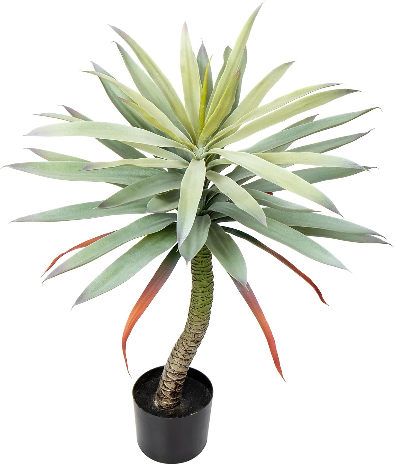 Green Artificial Plant — 35" — Green - Agave - 35 Inch