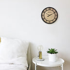 Vintage Farmhouse Gold Wall Clock — 10" - View 7
