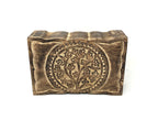 Hand-Carved Wood Home Decor — 6"