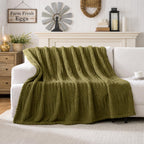 Beige Throw Pillow — 70" - View 2