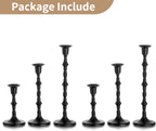 Antique Black Candle — Set of 6 - View 7