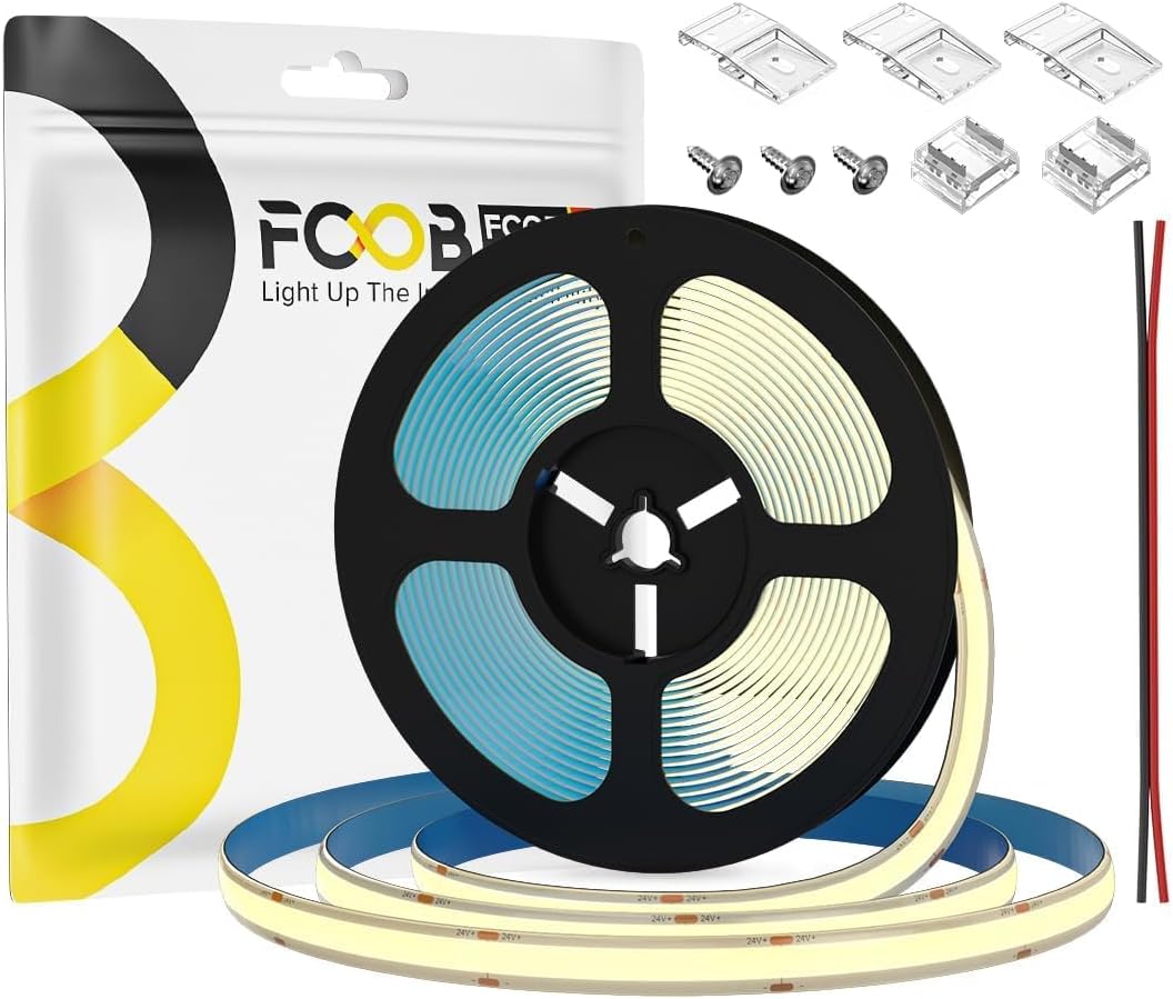 Dimmable Beige LED Strip Light — Natural White 4000K